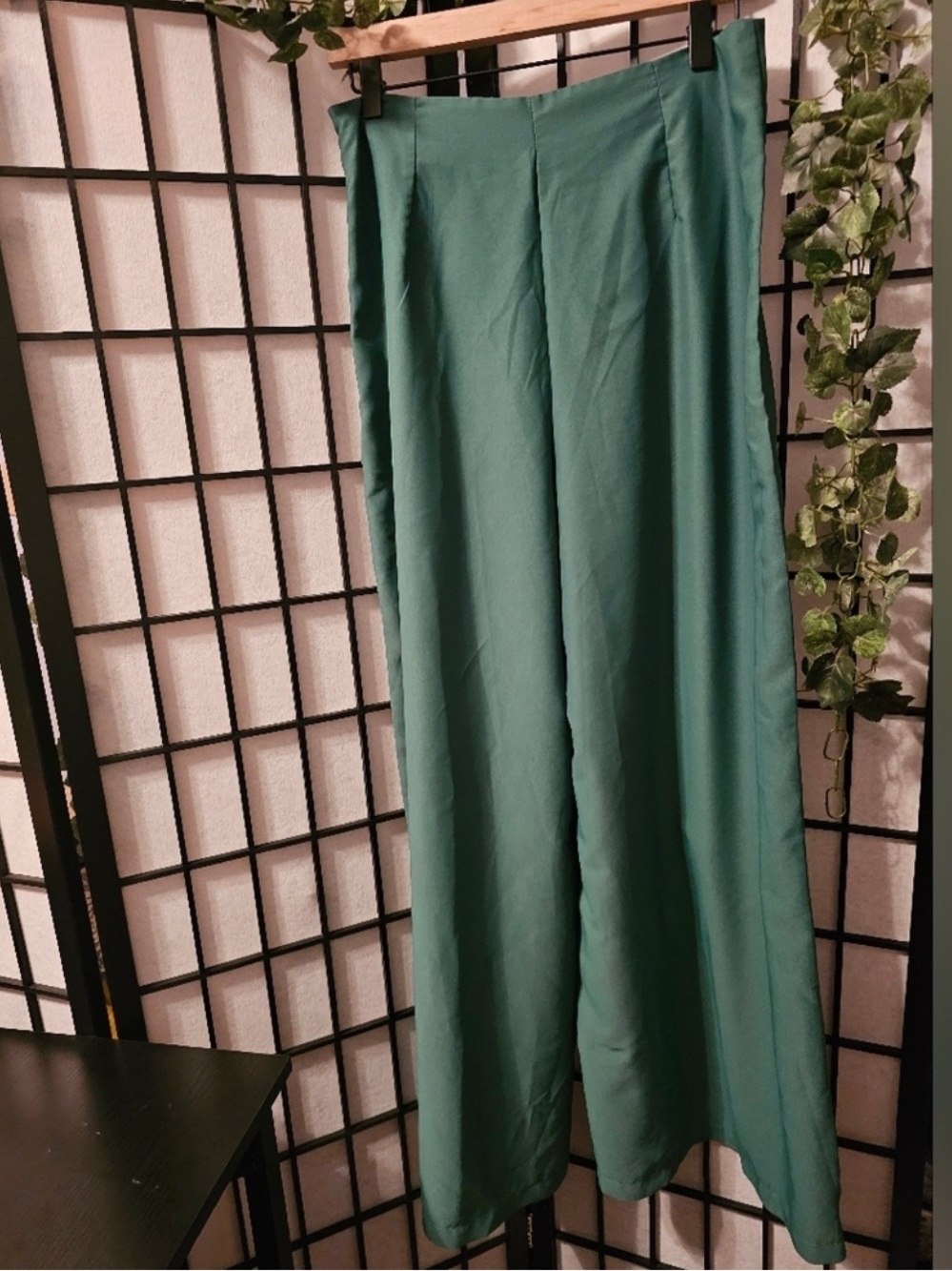 Chic Green‎ Wide-Leg Trousers